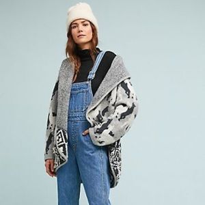 Anthropologie Hooded Llama Cardigan by Akemi + Kin (X-Small)